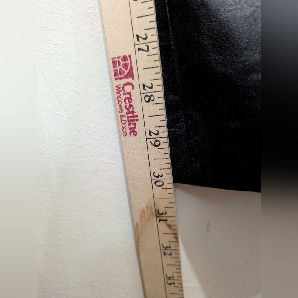 Tommy Hilfiger Black Leather Pants - Picture 11 of 13